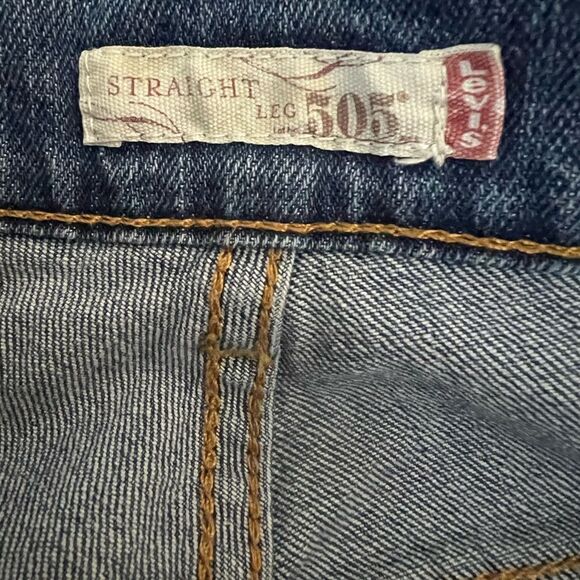 Levi 505 straight leg jeans women’s size 10 short - Picture 7 of 10